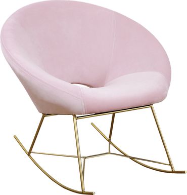 Nagel Pink Rocker Chair