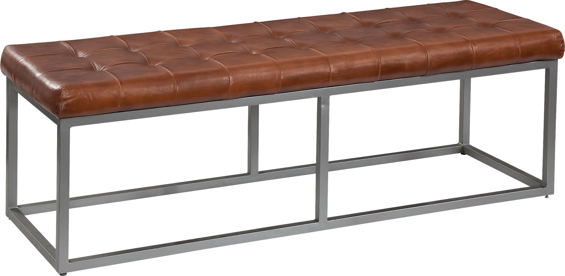 Nahida Brown Accent Bench - Image 1