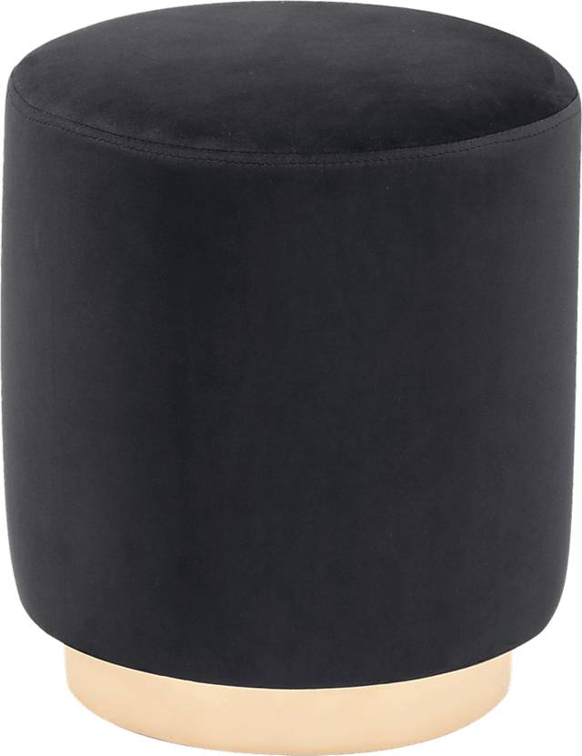Nahua Black Accent Stool - Thumbnail - Image 1