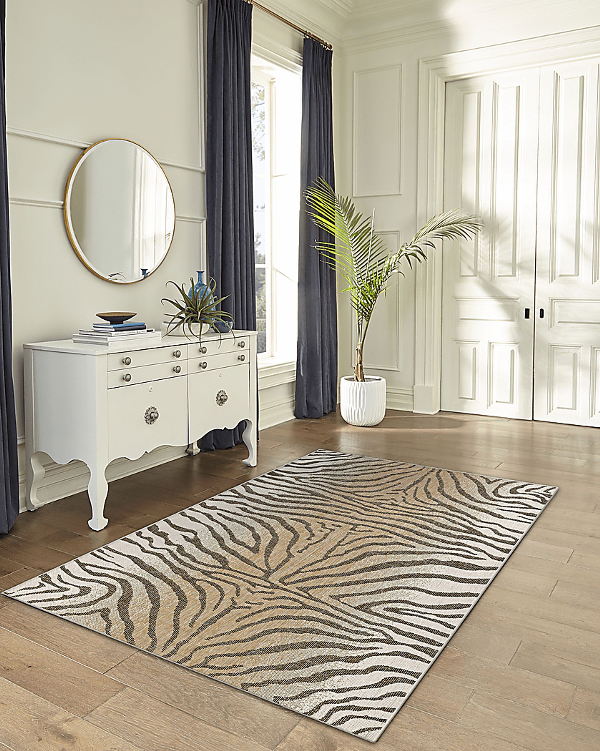Naibury Beige 7'10 x 9'10 Indoor/Outdoor Rug - Image 2