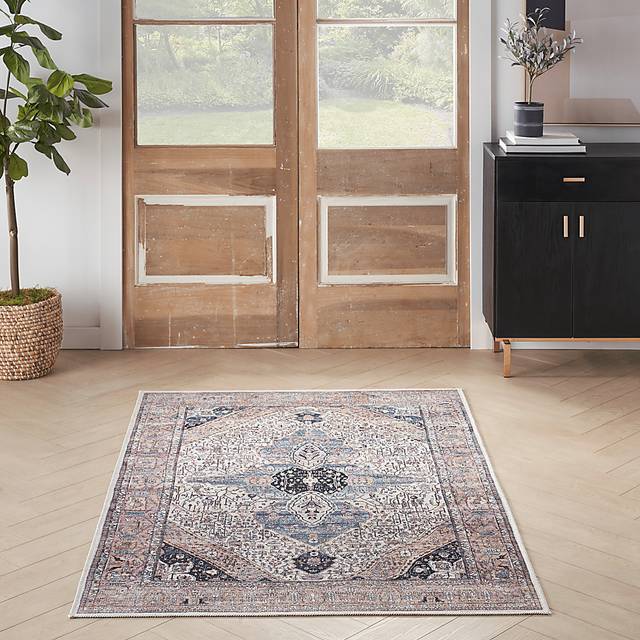 Naicia Blue 9'2 x 12' Rug - Thumbnail - Image 2