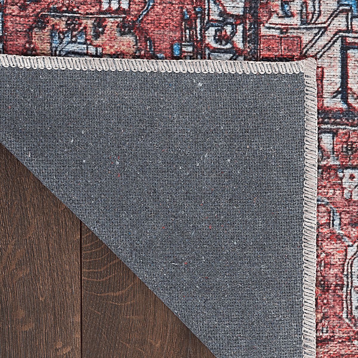 Naicia Brick,Ivory Beige,Red Rugs | Rooms to Go