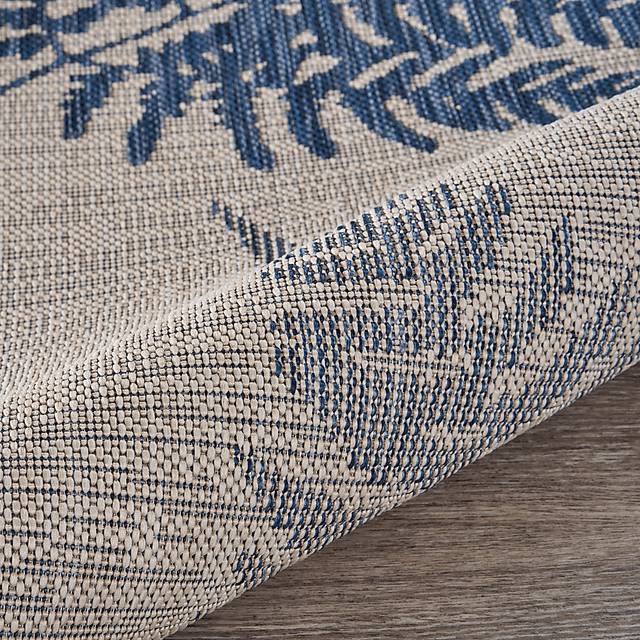 Naiso Blue 7'10 x 9'10 Indoor/Outdoor Rug - Thumbnail - Image 5