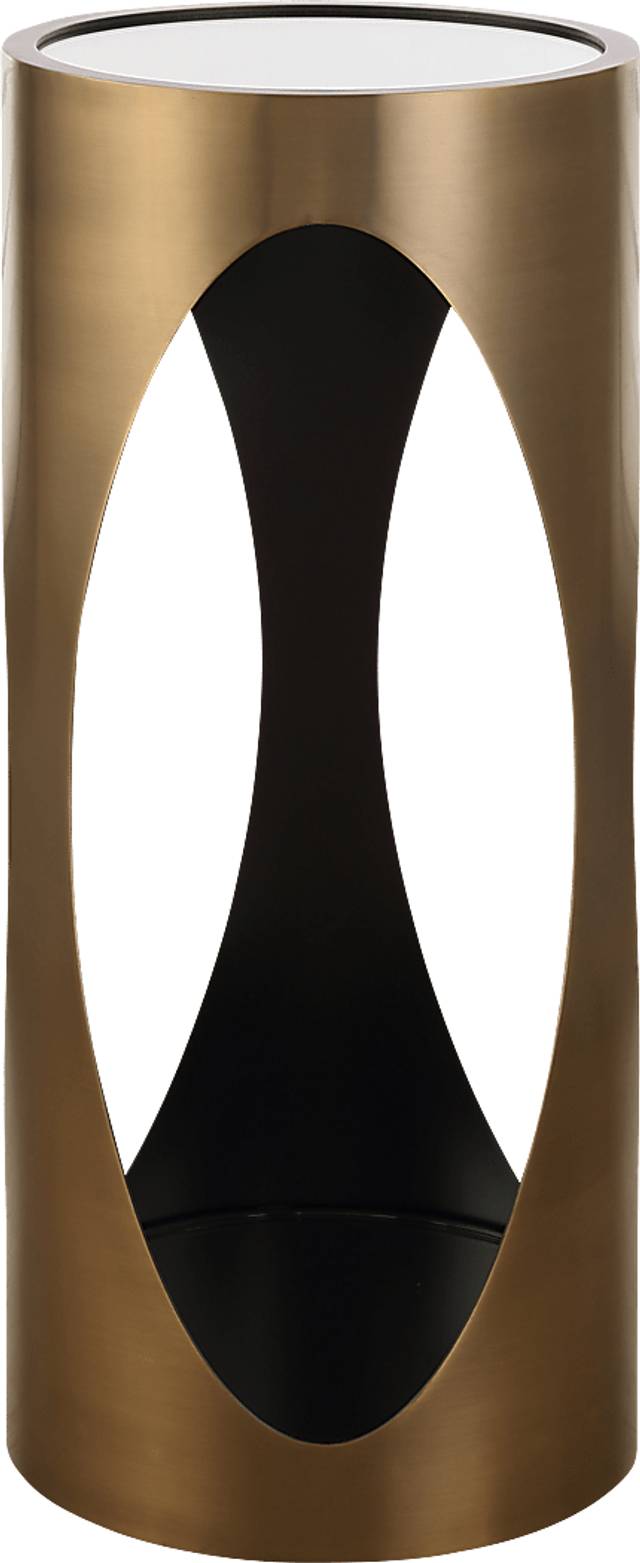 Naizo Brass Accent Table - Thumbnail - Image 1