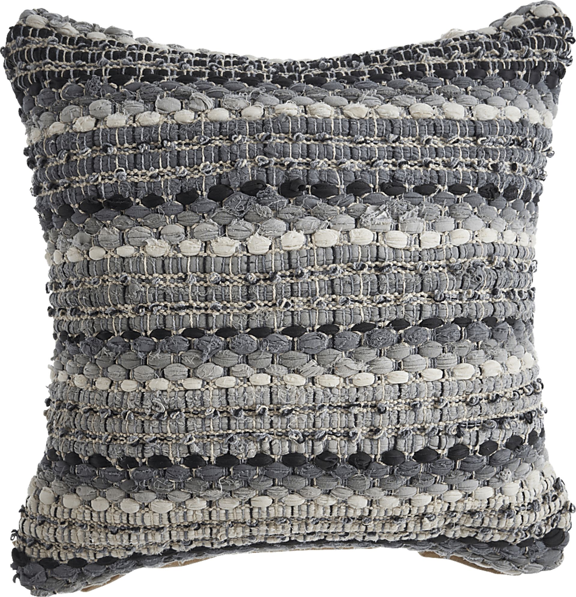 Najeeb Gray Pillow, Set of 2 - Image 4