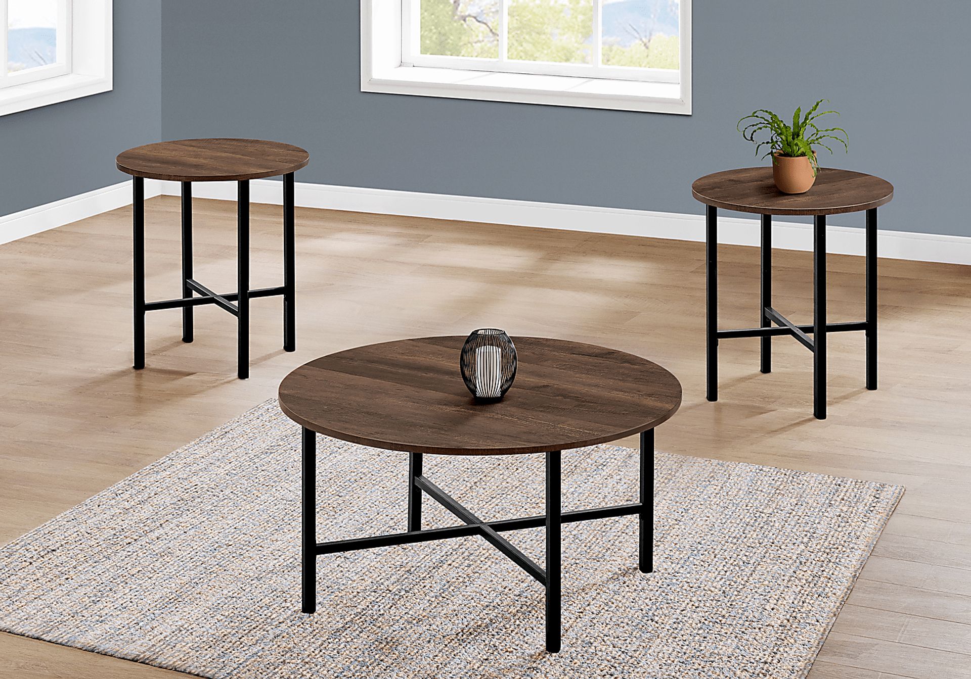 Nakoma Brown Cocktail Table, Set of 3 - Image 3