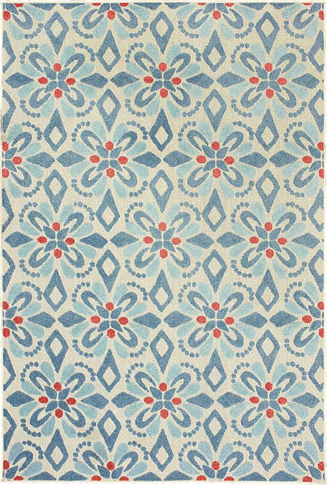 Nakora Blue 5'3 x 7'6 Rug - Thumbnail - Image 1