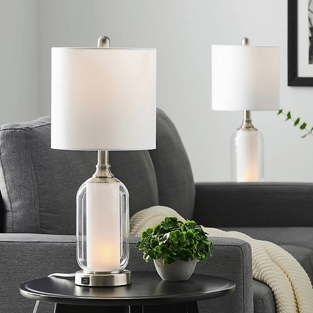 Nakora View Nickel Lamp Set of 2 - Thumbnail - Image 2