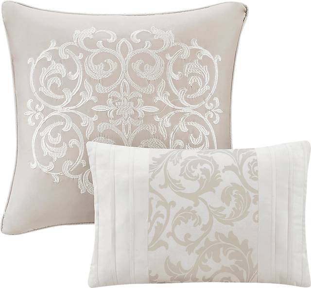 Nalianna Beige 8 Pc California King Comforter Set - Thumbnail - Image 10