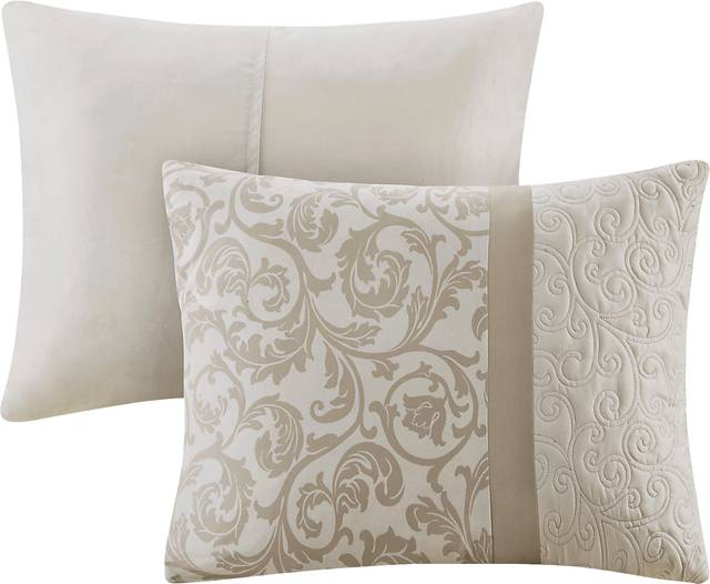 Nalianna Beige 8 Pc California King Comforter Set - Thumbnail - Image 5