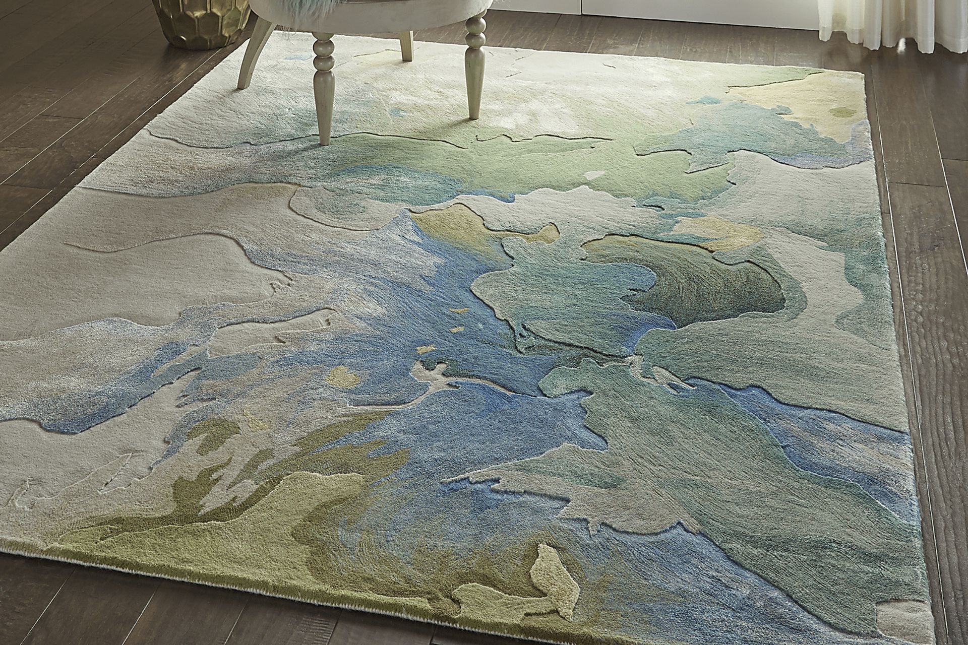 Nalina Seafoam 7'9 x 9'9 Rug - Image 8