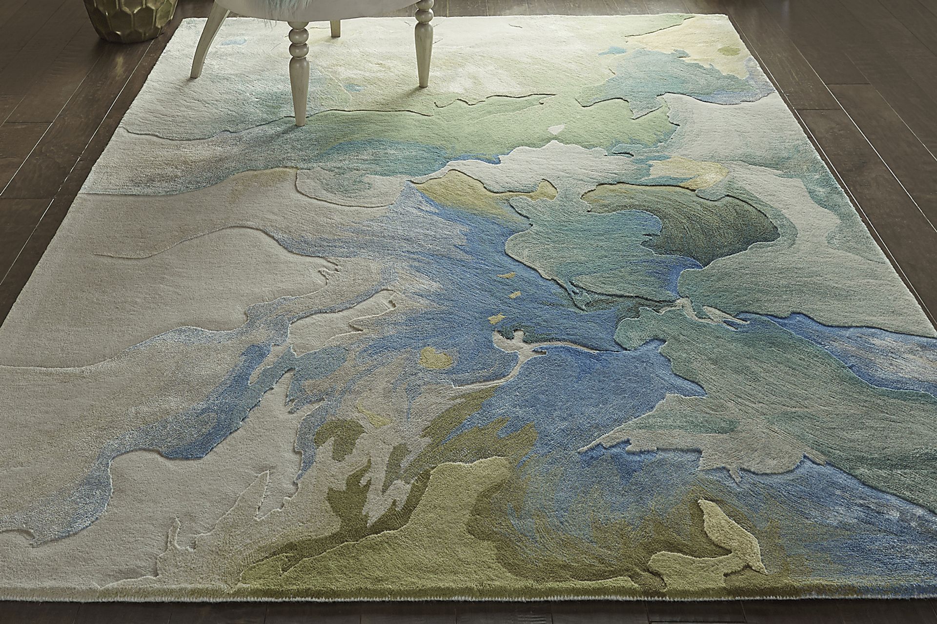 Nalina Seafoam 7'9 x 9'9 Rug - Image 9