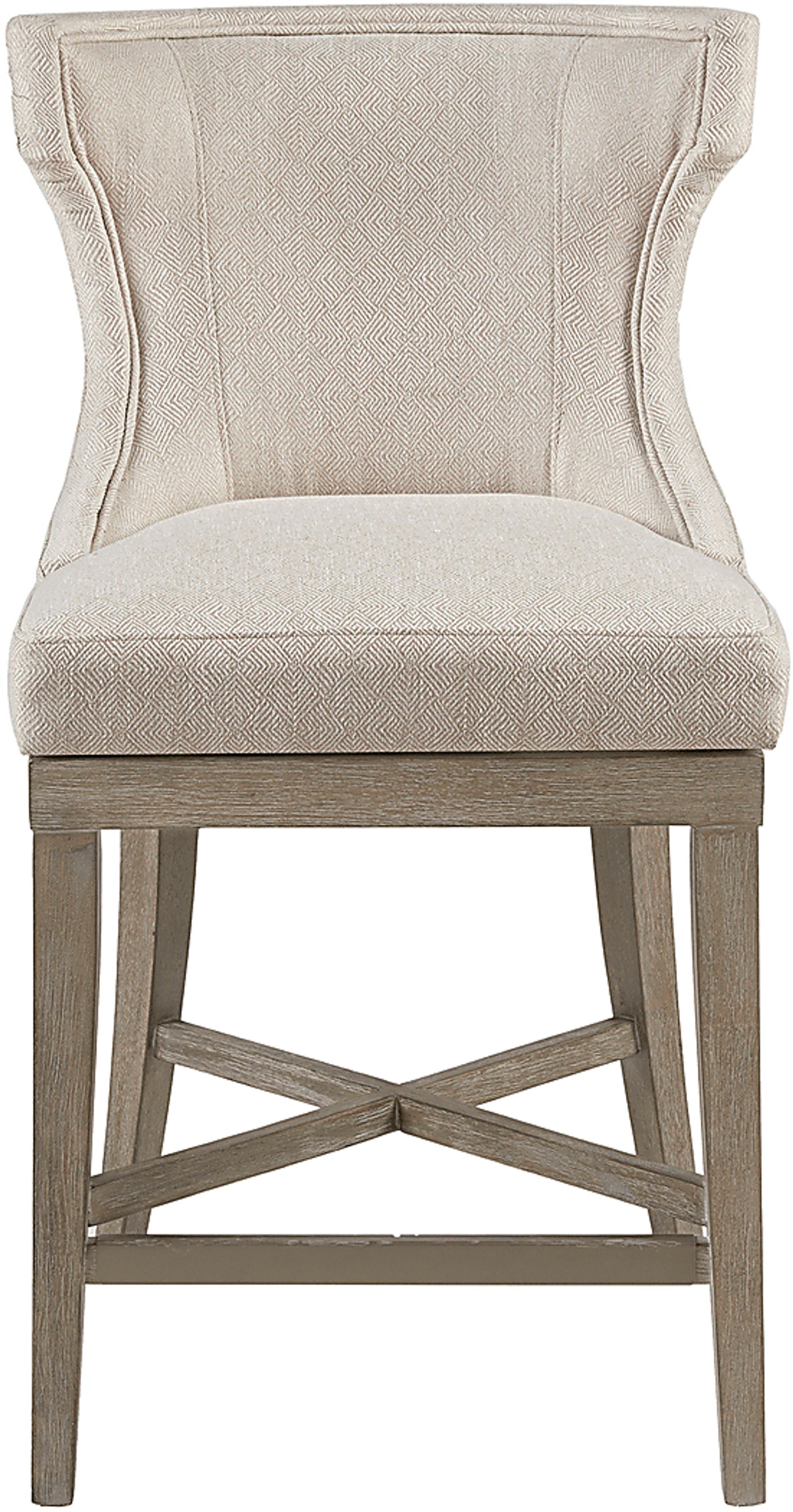 Nallie Cream Counter Height Stool - Image 2