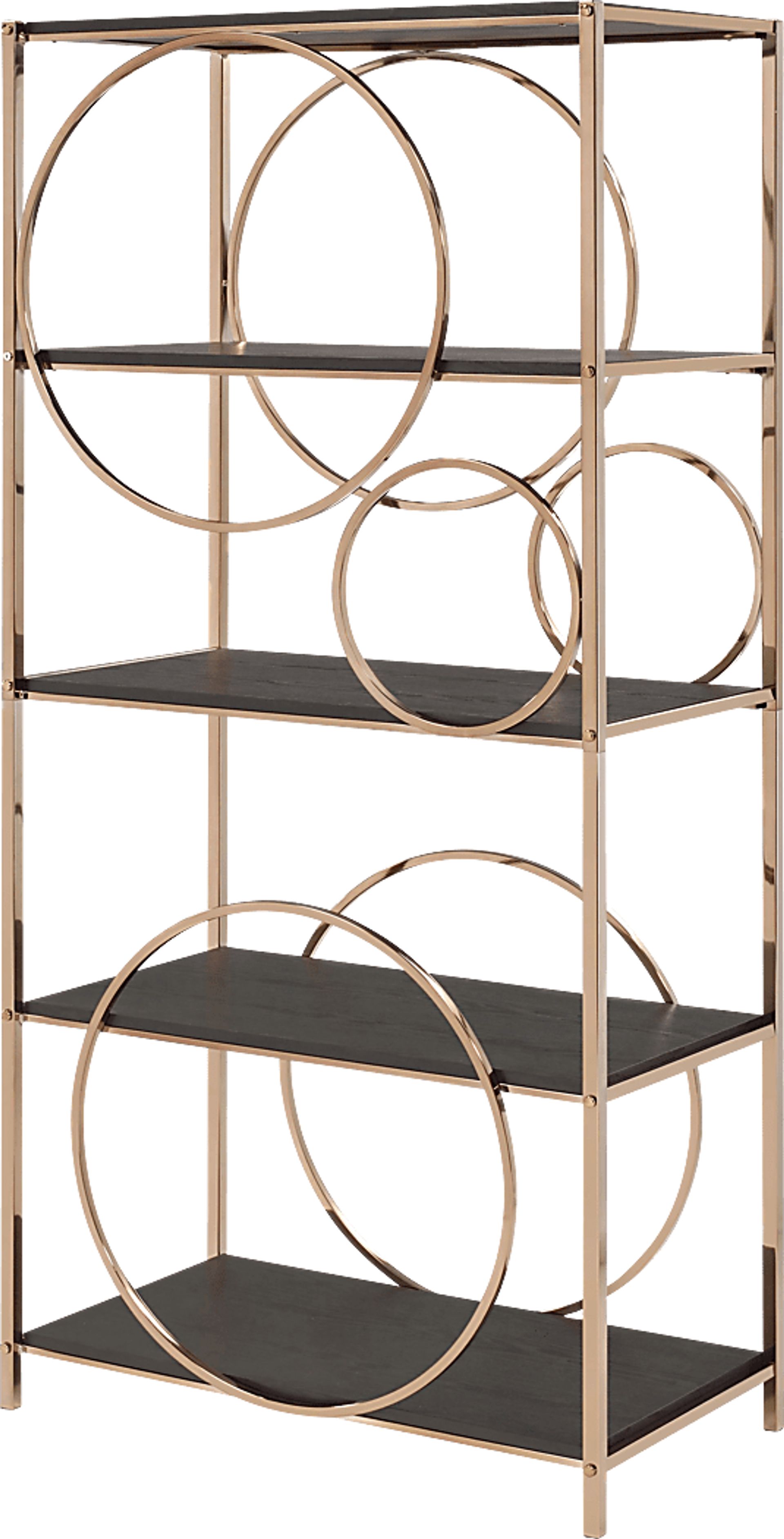 Nalomi Champagne Bookcase - Image 1