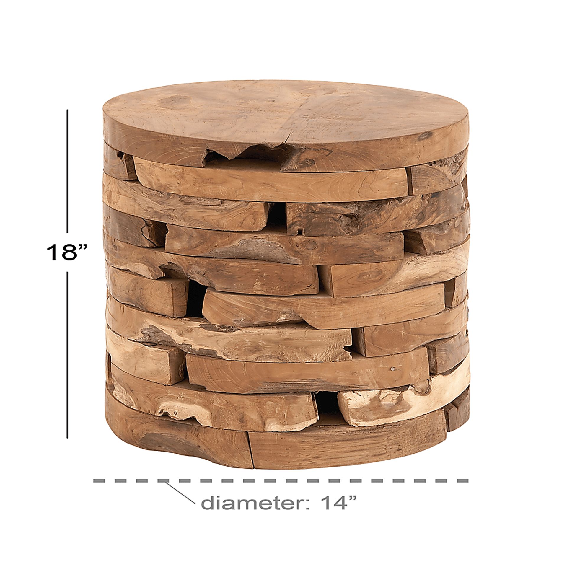 Nalsan Light Brown Accent Table - Image 3