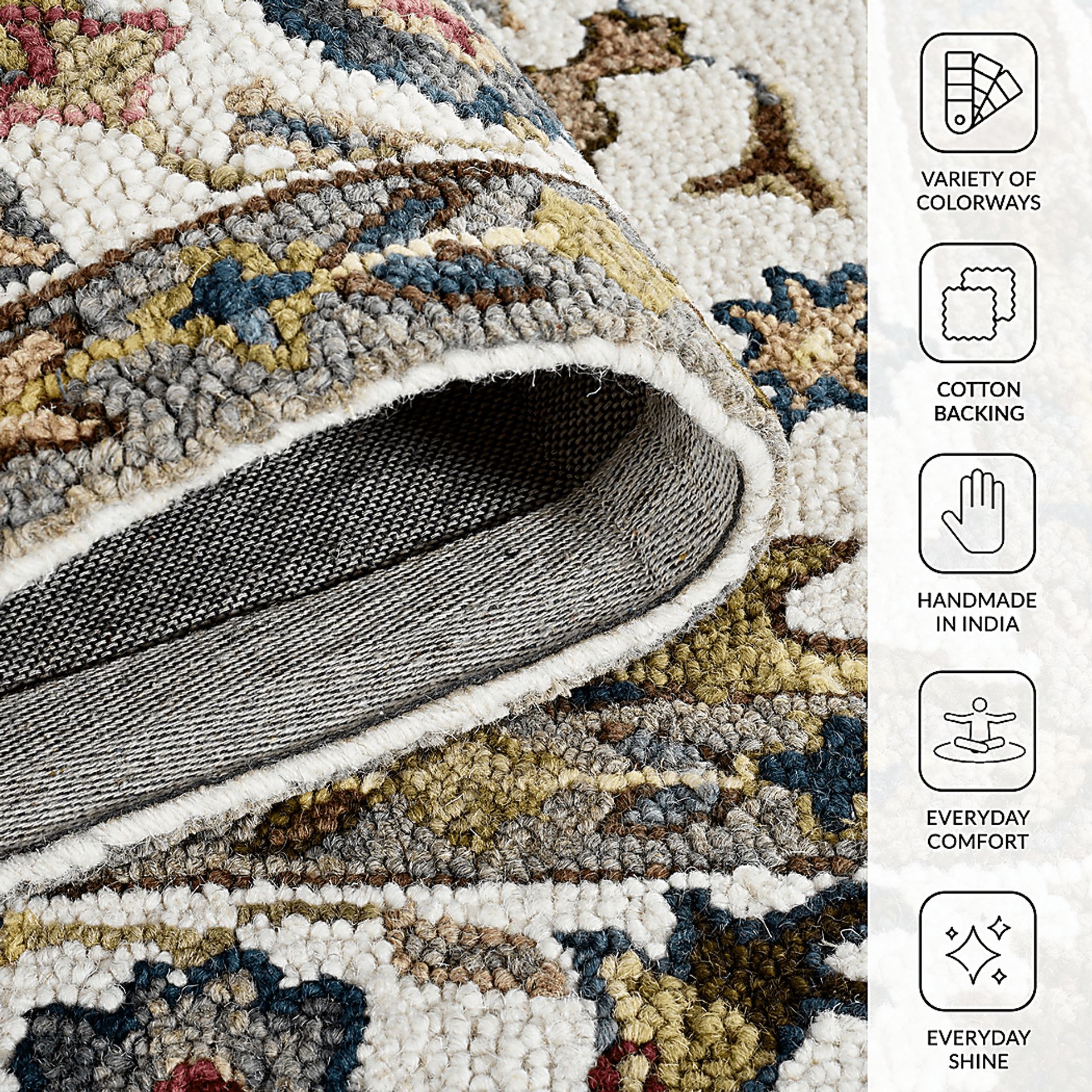 Namie Ivory 5' x 7'6 Rug - Image 2