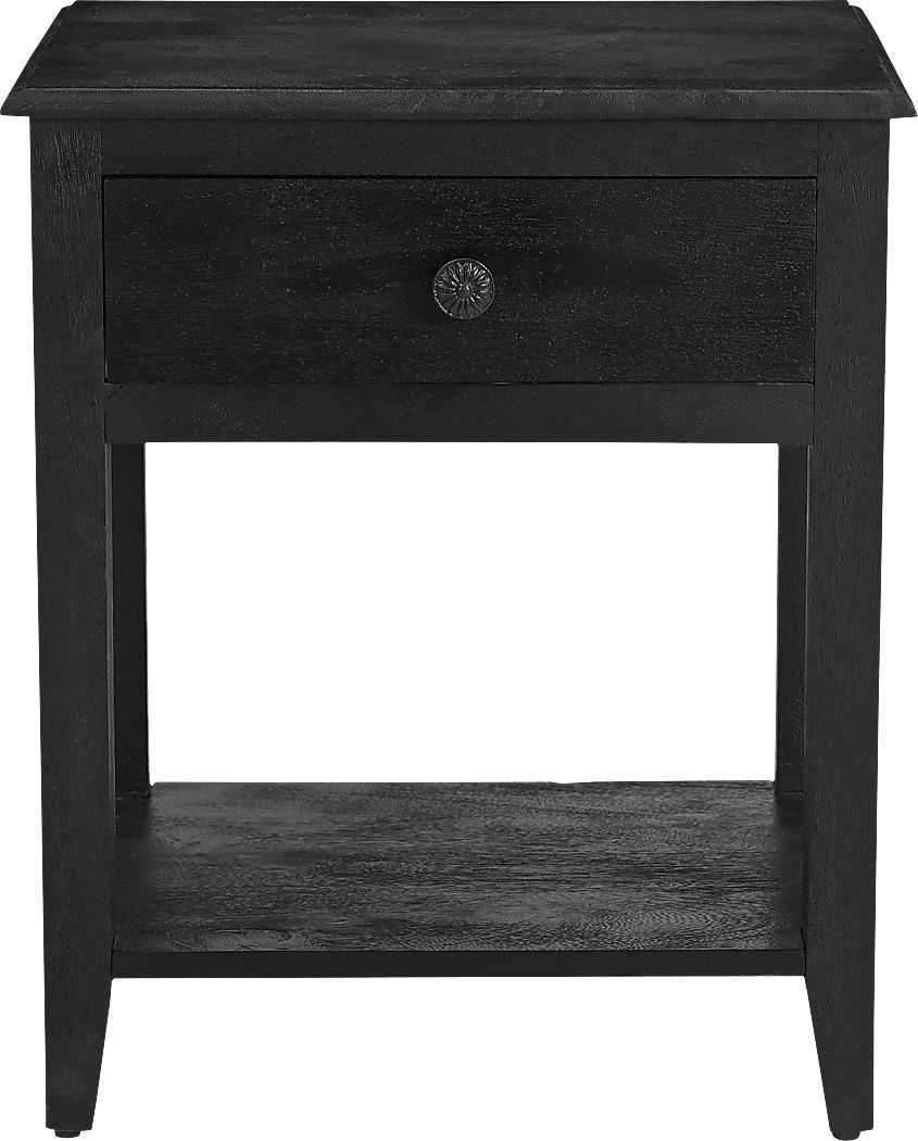Namo Black Nightstand
