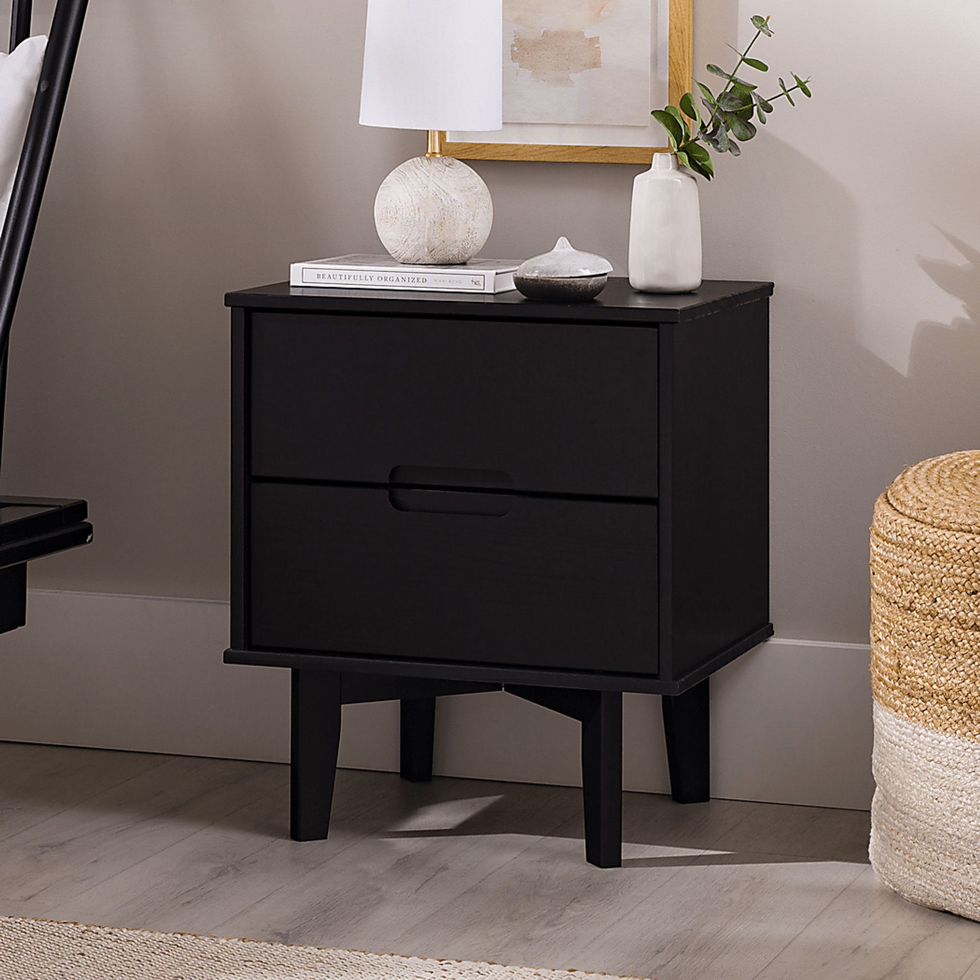 Namora Black Nightstand - Image 3