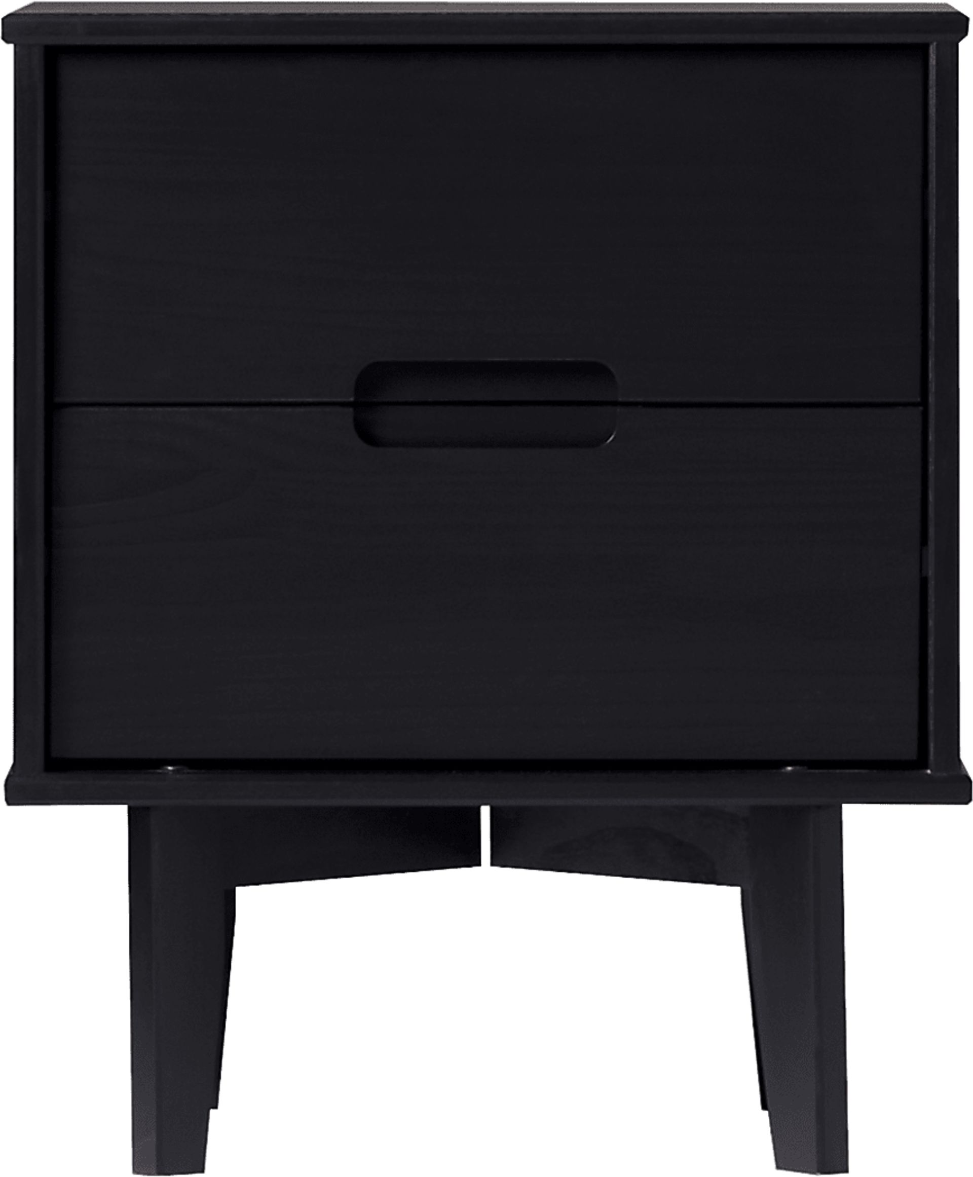 Namora Black Nightstand - Image 1