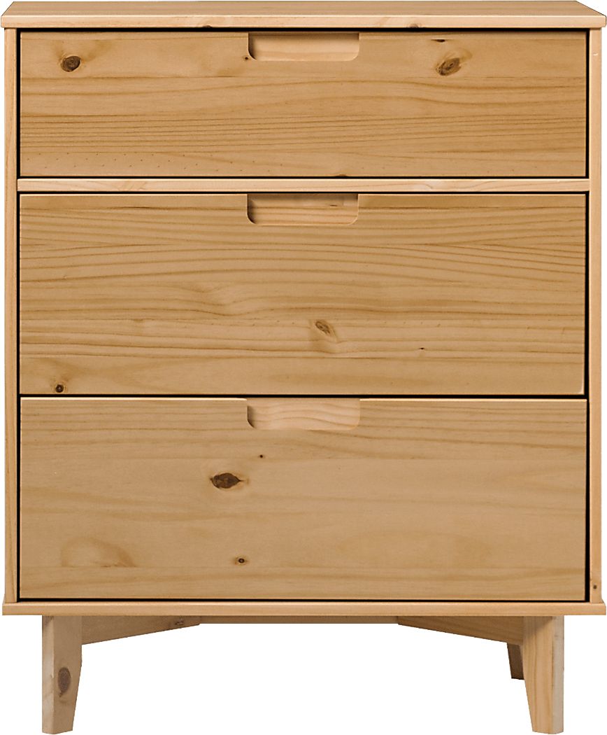 Namora Natural Light Wood 3 Drawer Dresser Rooms to Go