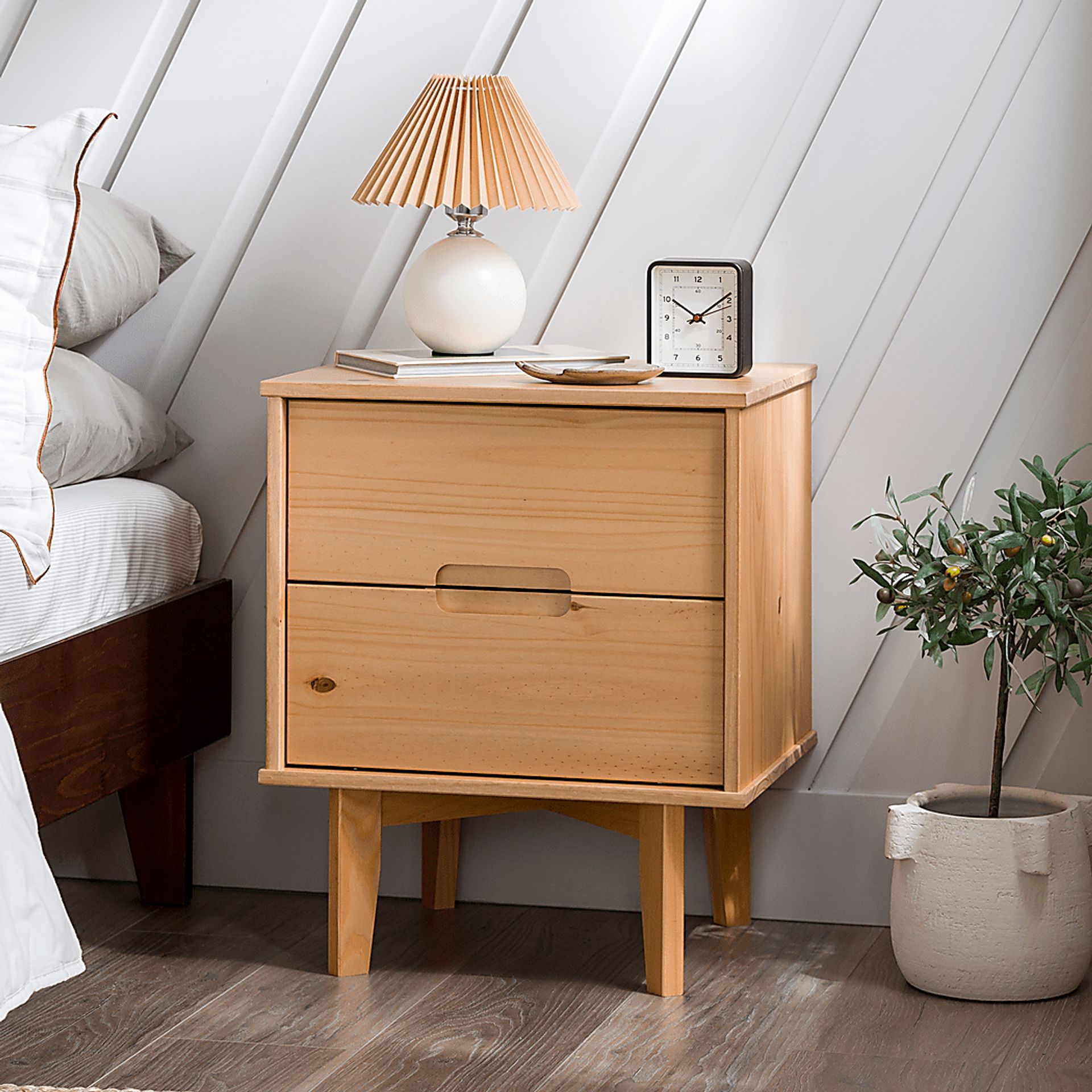 Namora Pine Nightstand - Image 2