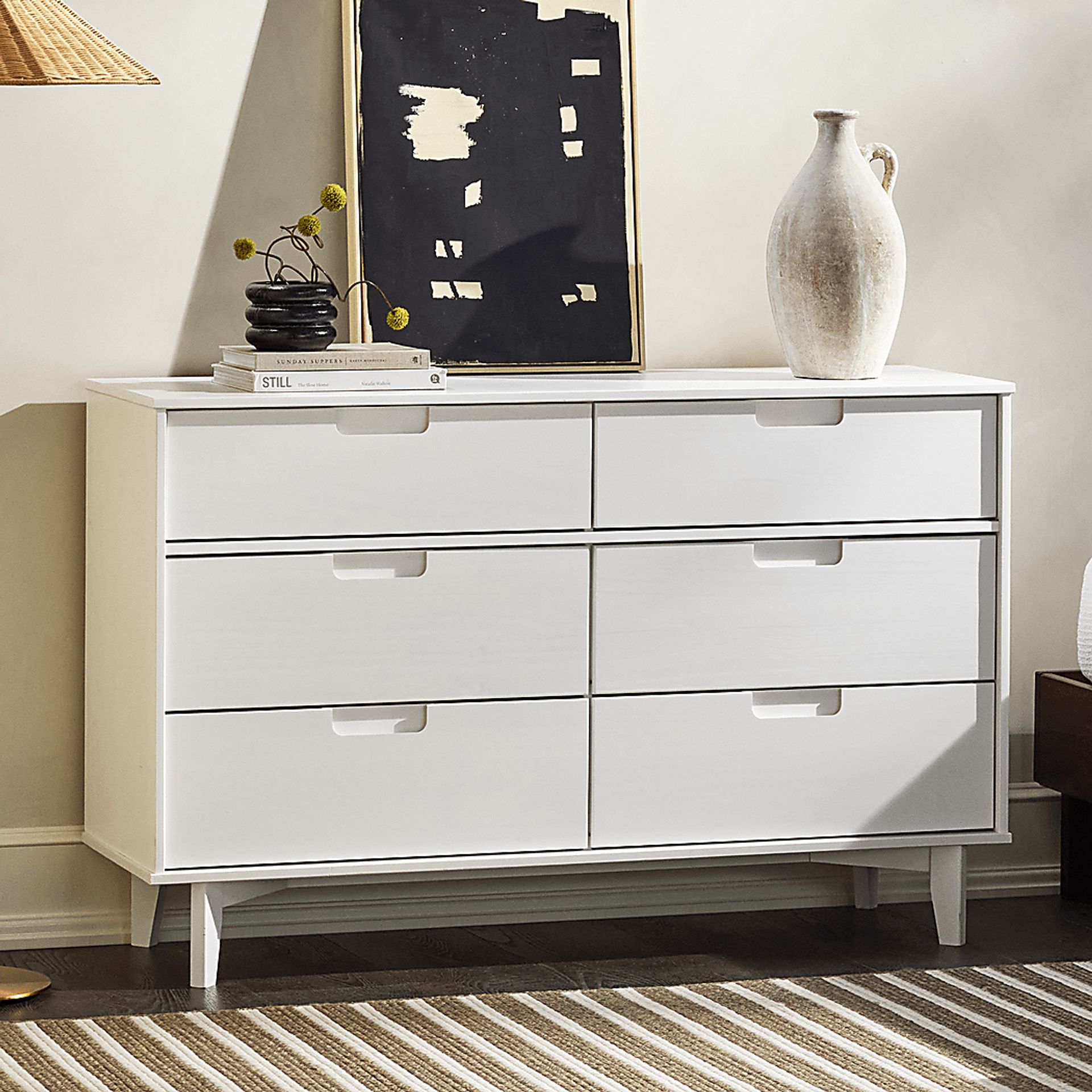 Namora White Dresser - Image 6