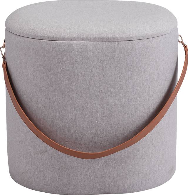 Nanaimo Beige Ottoman - Thumbnail - Image 2