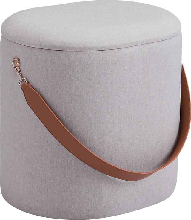 Nanaimo Beige Ottoman - Thumbnail - Image 1