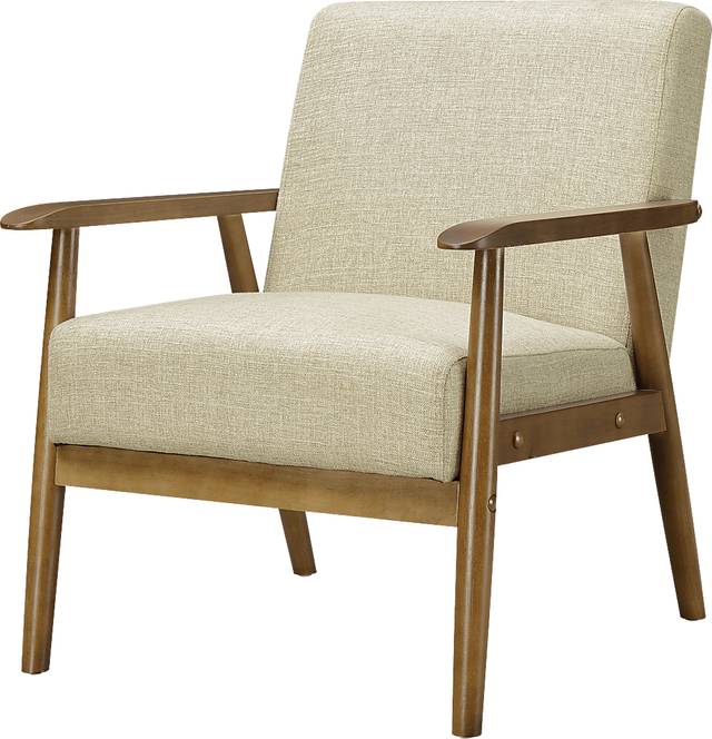 Nandas Beige Accent Chair - Thumbnail - Image 2