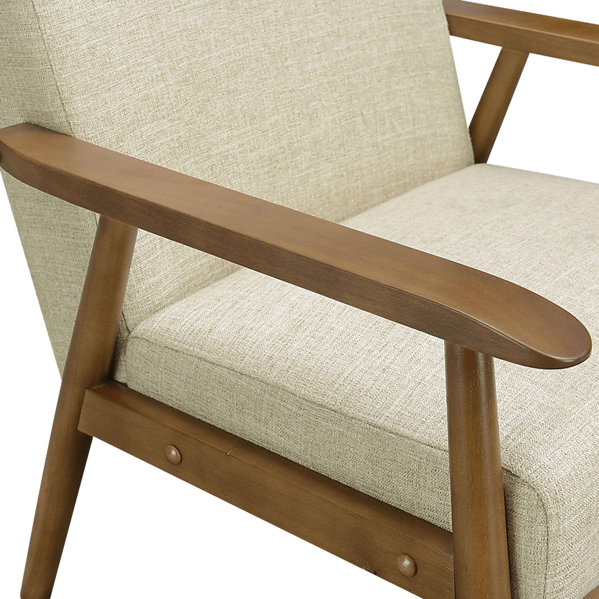 Nandas Beige Accent Chair - Image 6