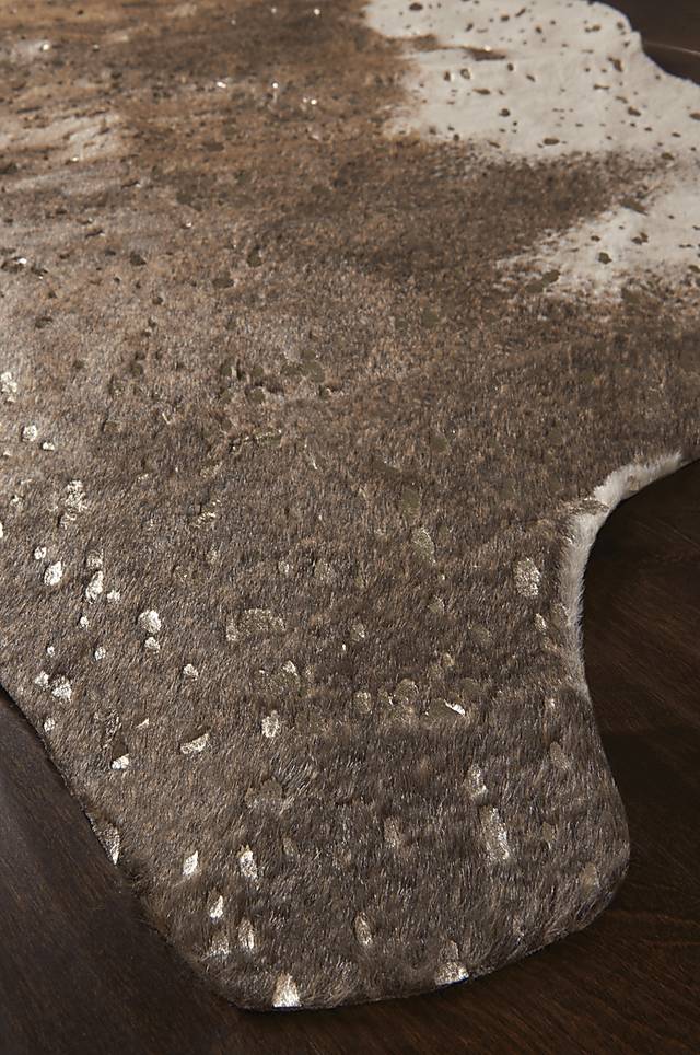 Nandi Brown 5' x 6'6 Rug - Thumbnail - Image 4