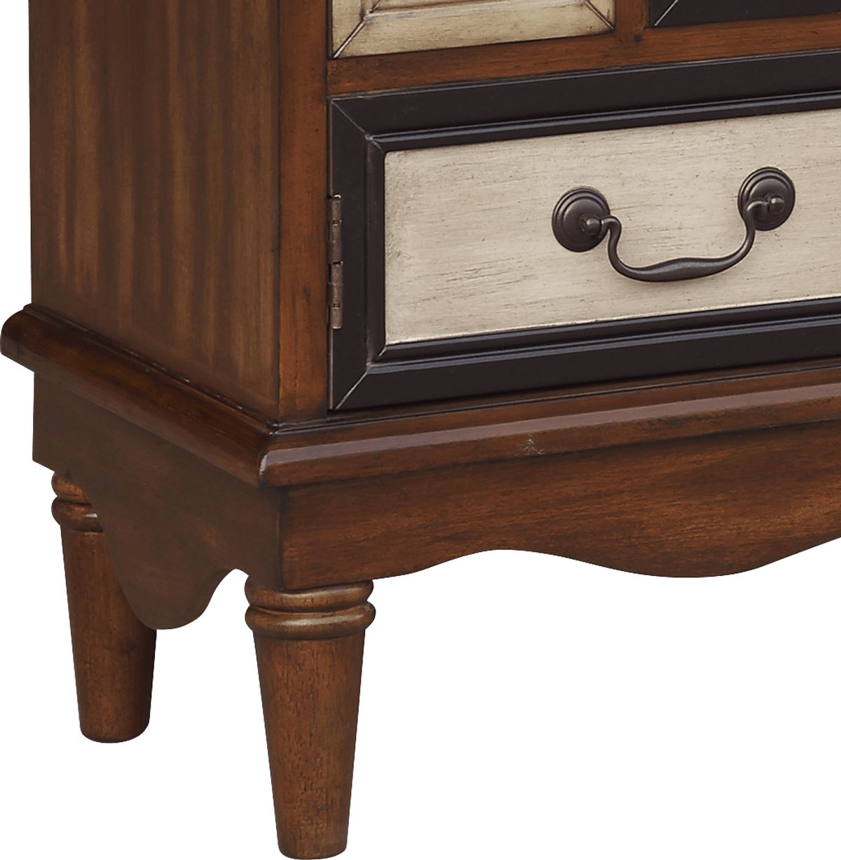 Nandina Brown Dark Wood Accent Cabinet | Rooms to Go
