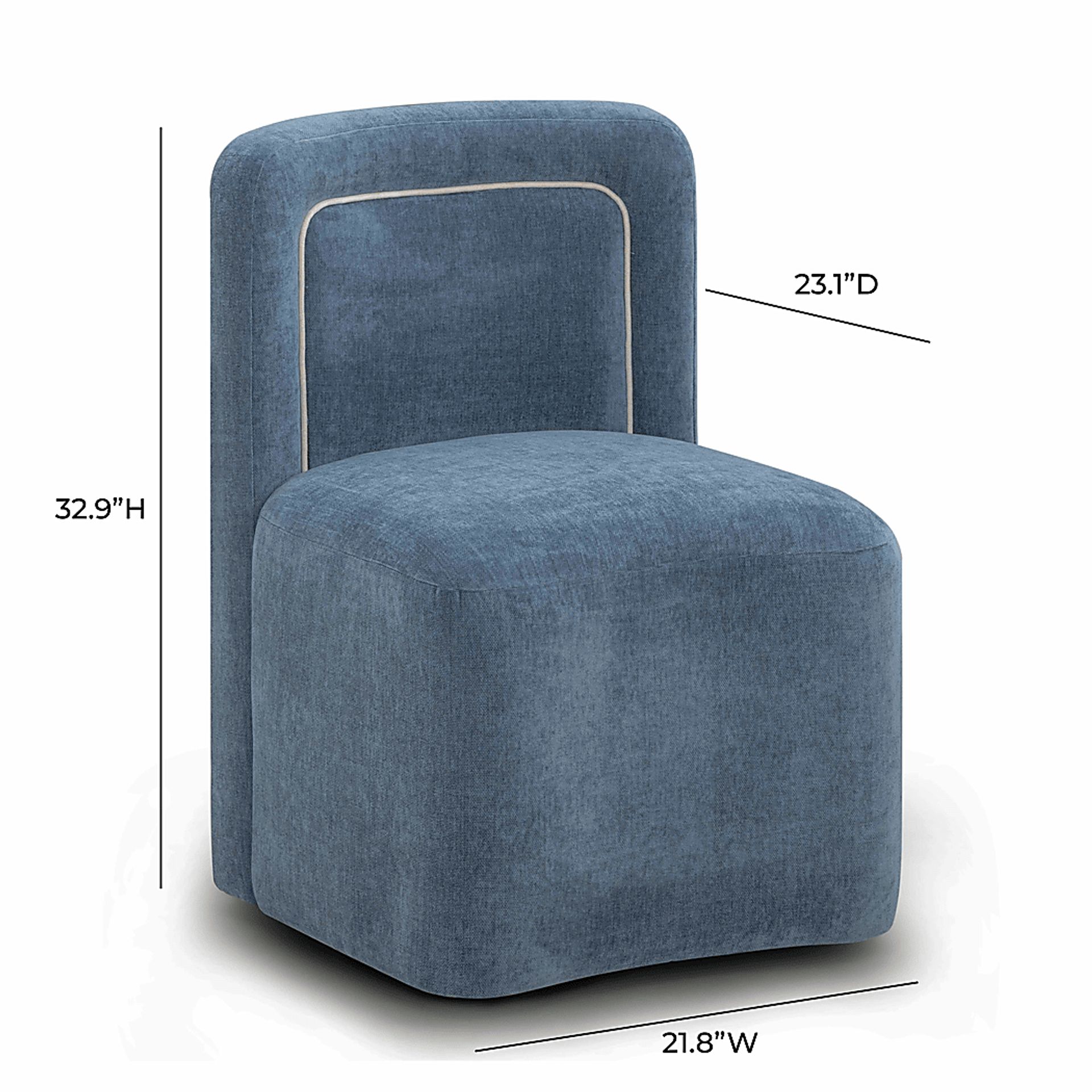 Nanea Blue Desk Chair - Image 6