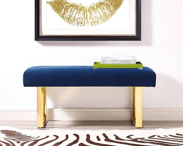 Nanette Navy Bench - Thumbnail - Image 2