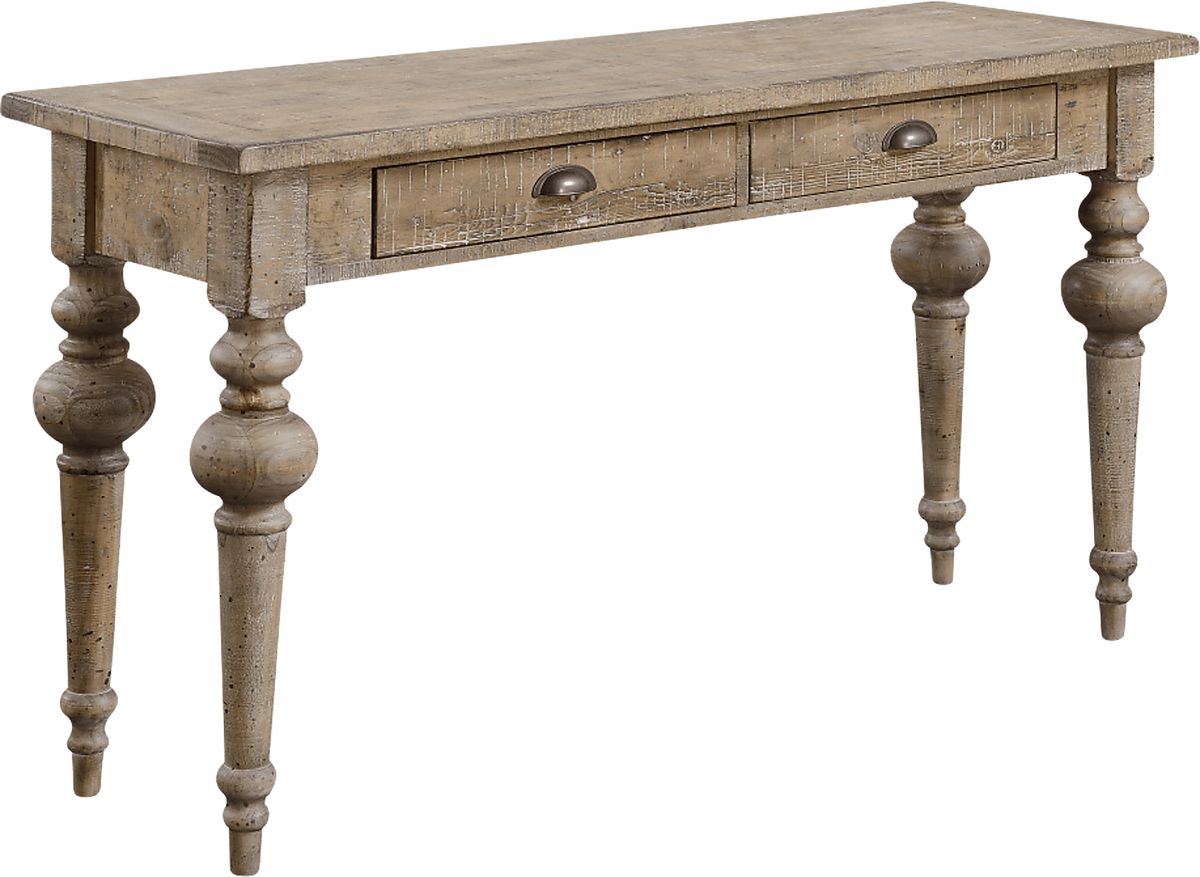 Naniloa Taupe Beige Sofa Table | Rooms to Go