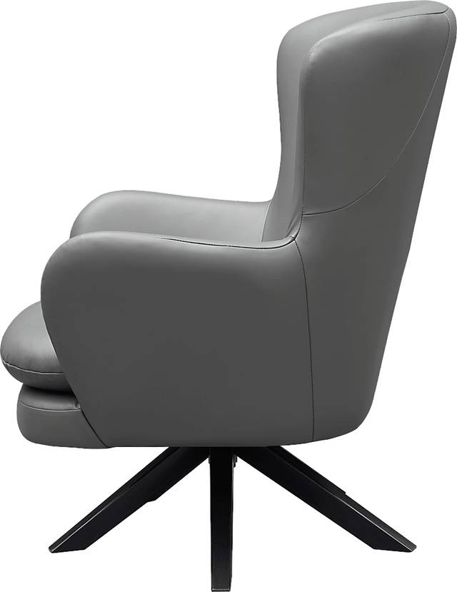 Nanmart Gray Swivel Accent Chair - Thumbnail - Image 4