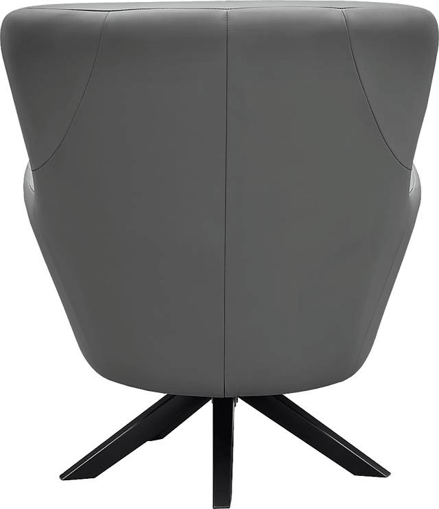 Nanmart Gray Swivel Accent Chair - Thumbnail - Image 5