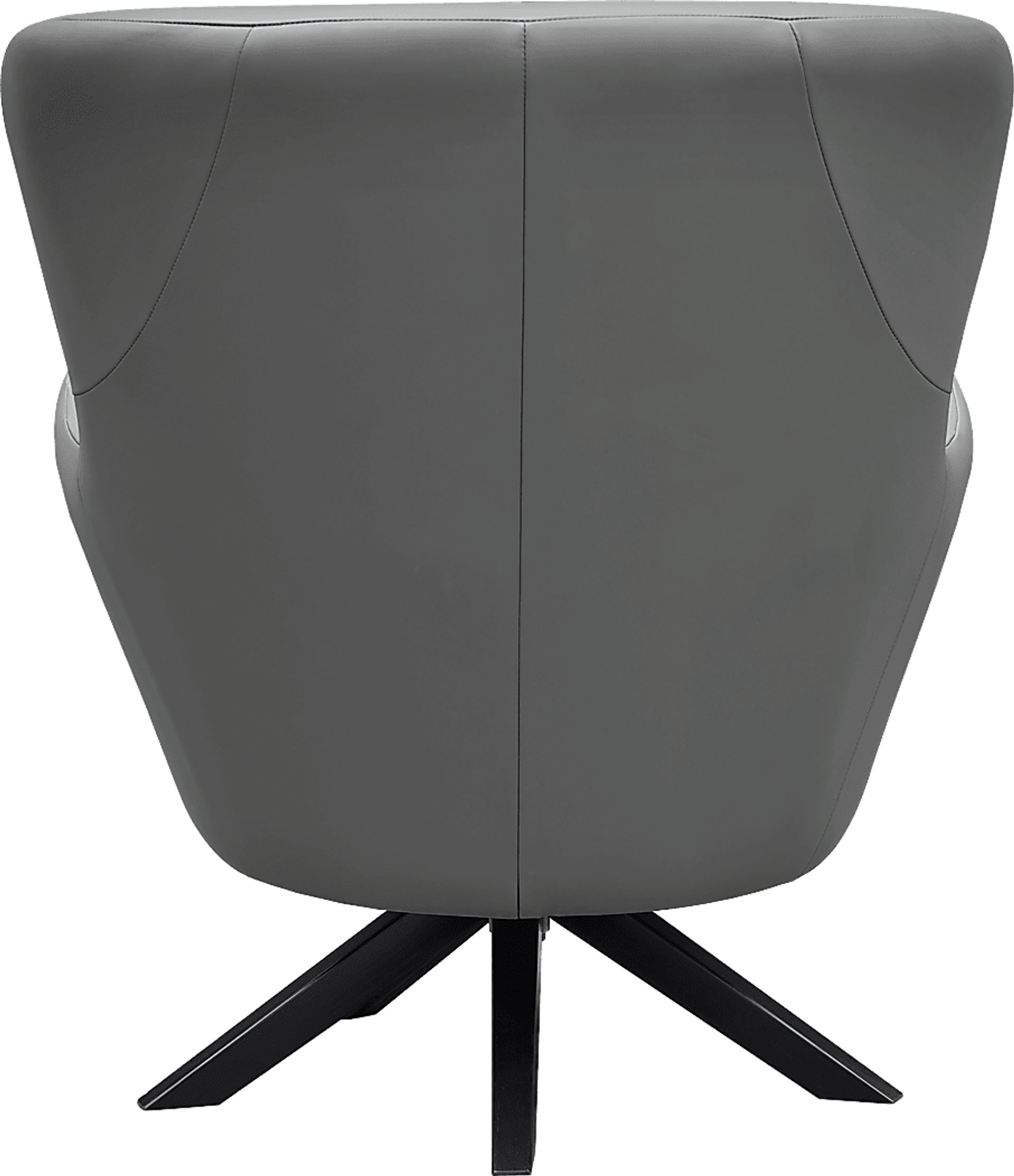 Nanmart Gray Swivel Accent Chair - Image 5