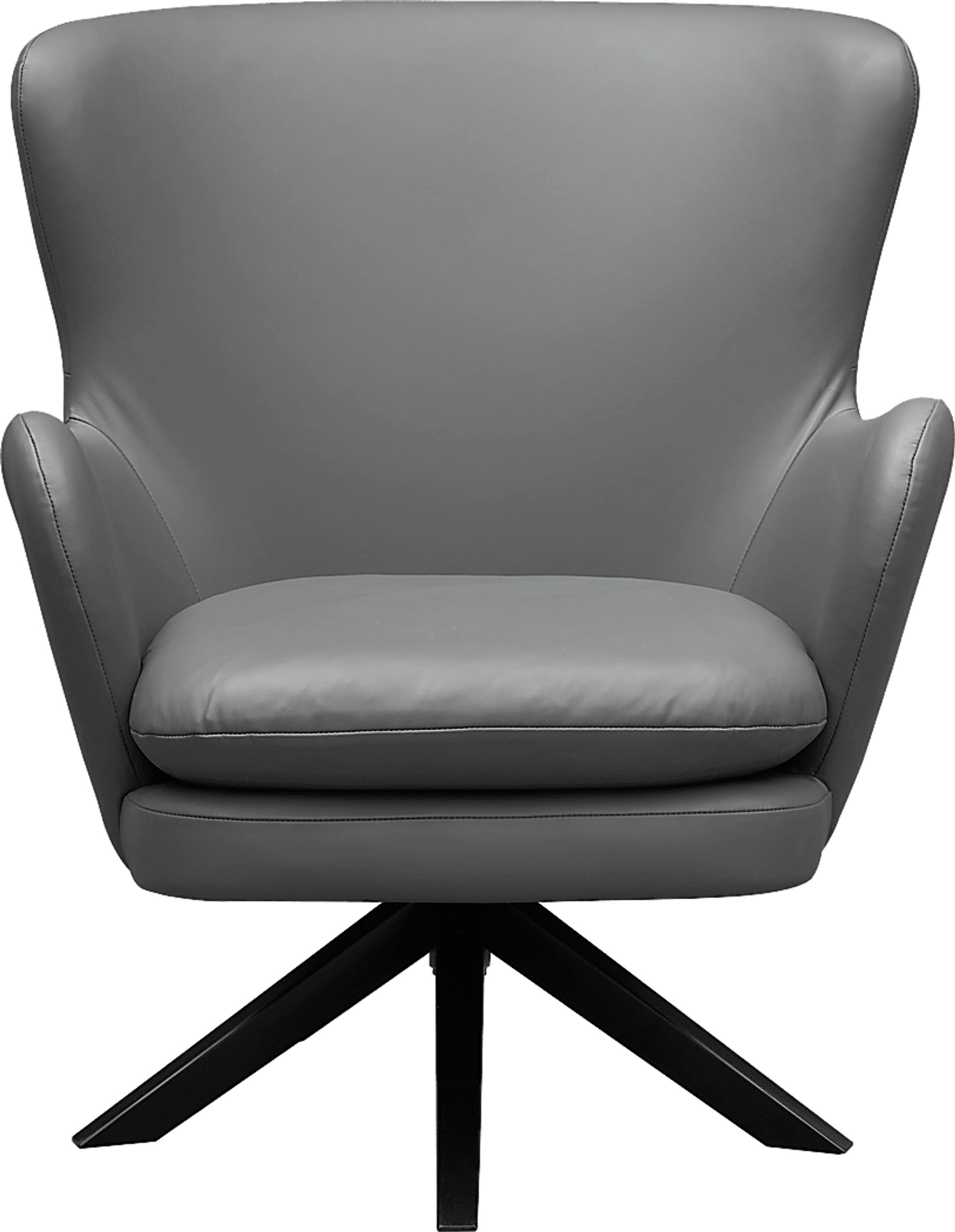 Nanmart Gray Swivel Accent Chair - Image 3