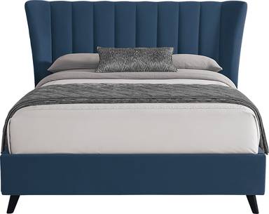 3 pc queen upholstered bed