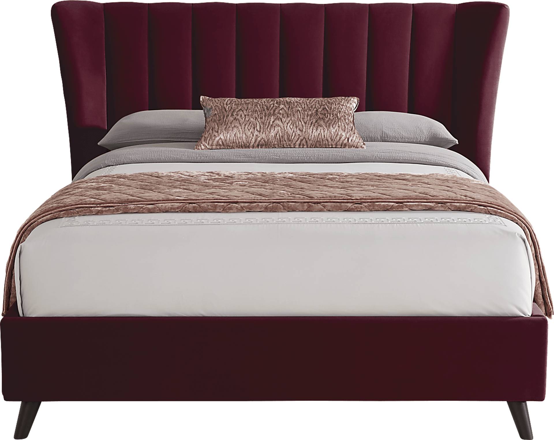 3 pc queen upholstered bed