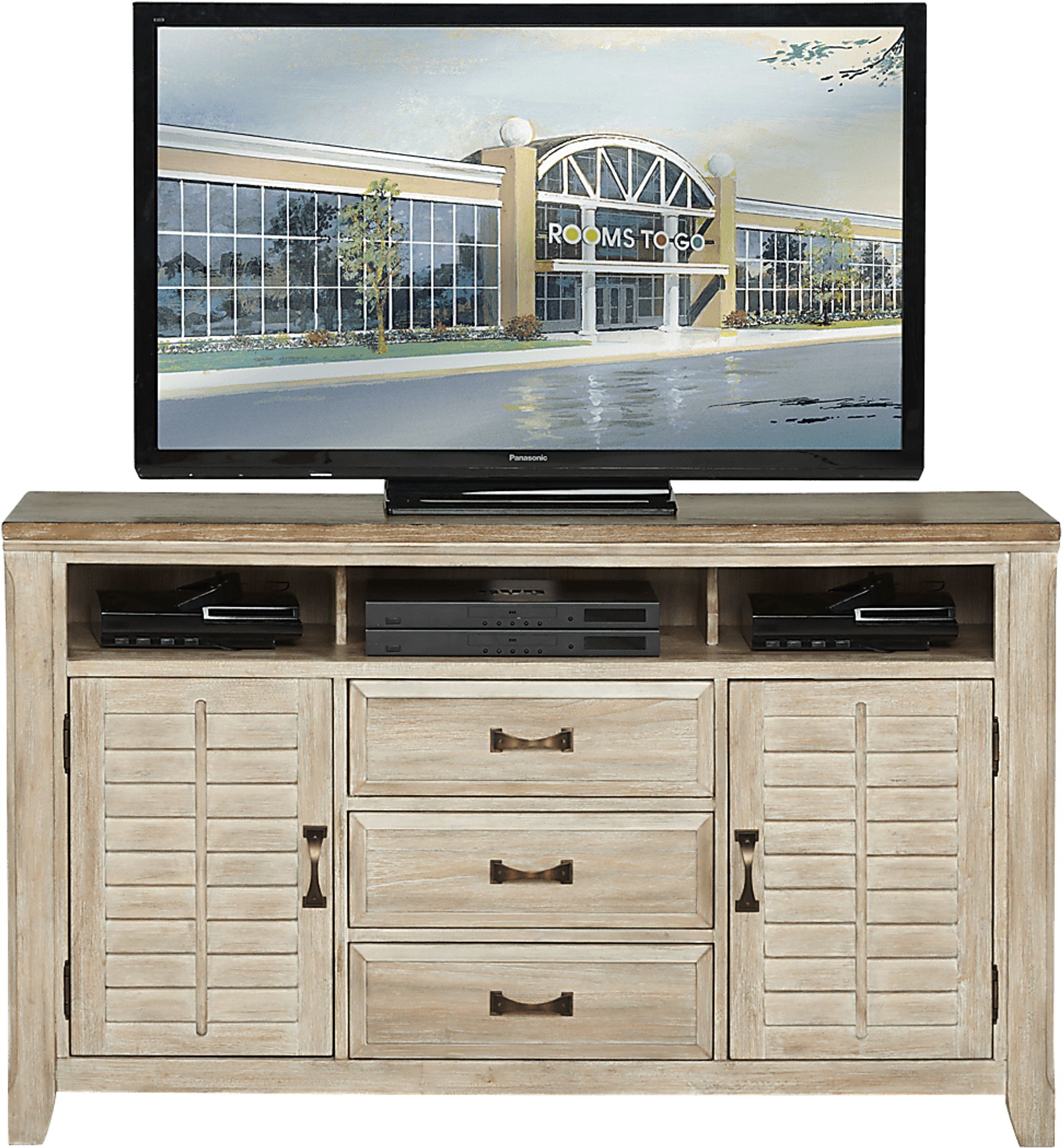 Nantucket Breeze 60 in. Bisque Console - Image 1