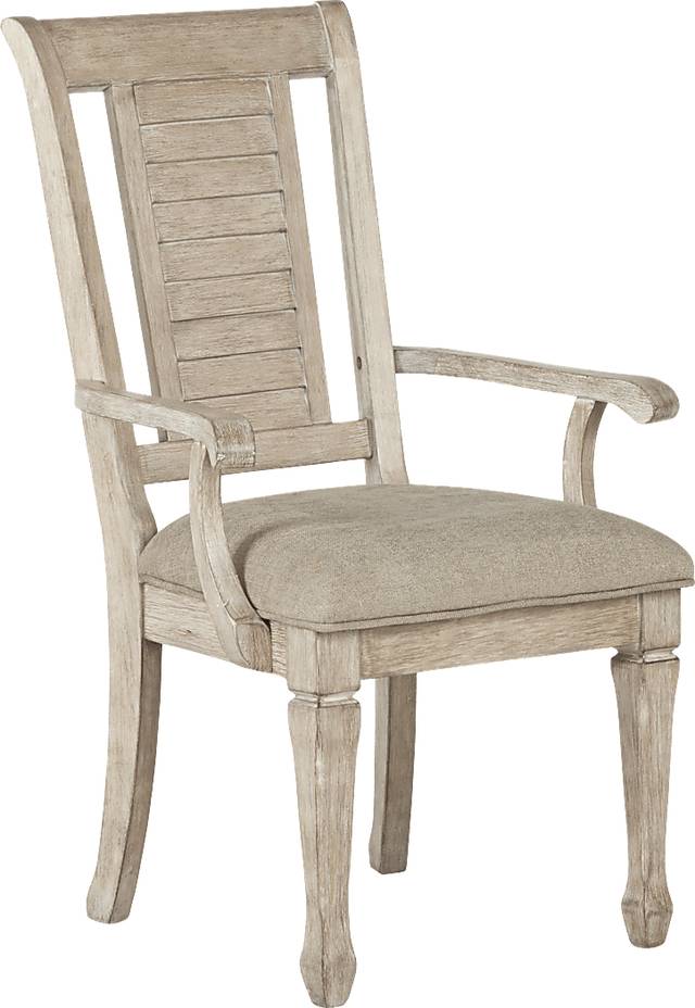 Nantucket Breeze Bisque Arm Chair - Thumbnail - Image 1
