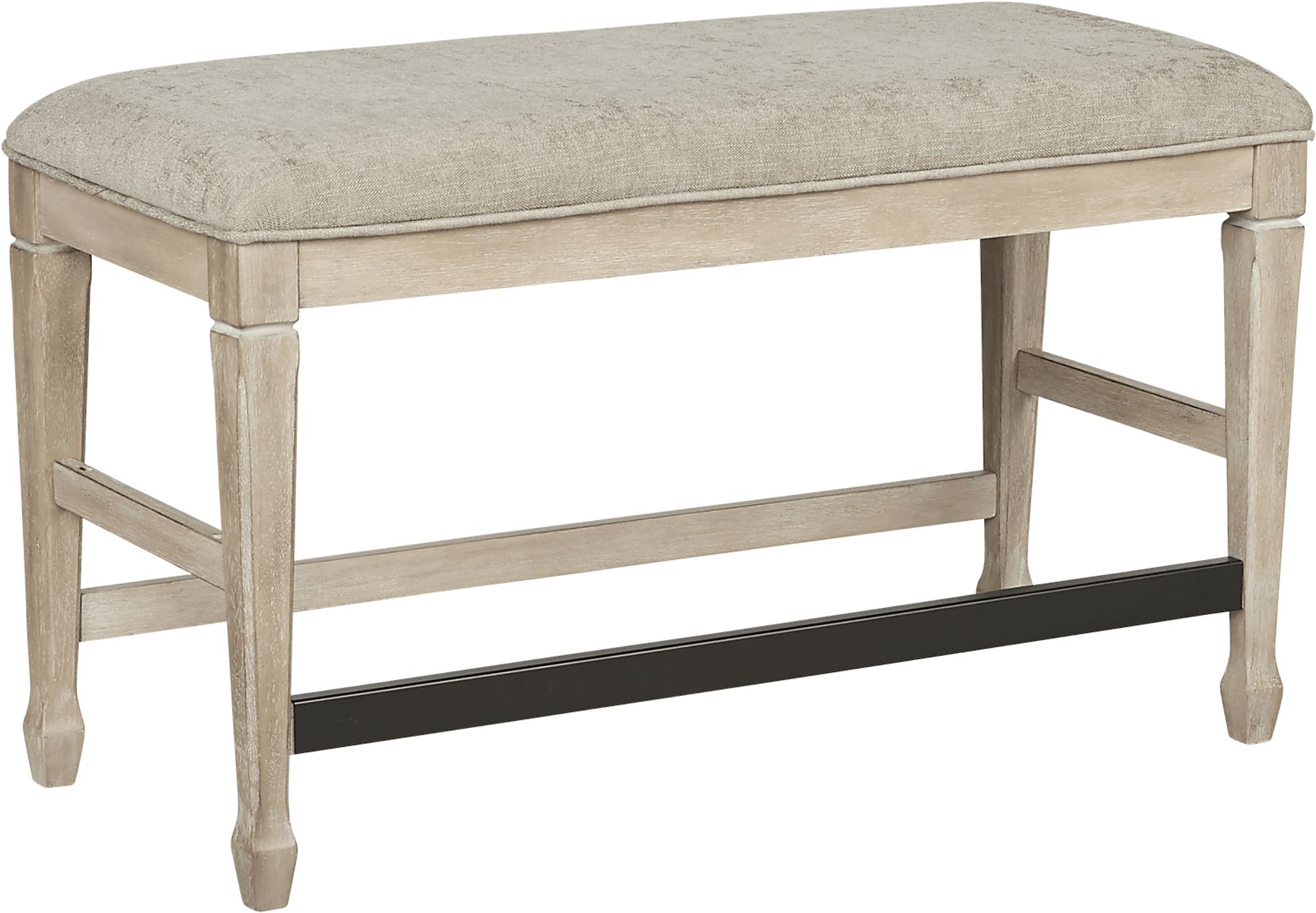 Nantucket Breeze Bisque Counter Height Bench - Image 1