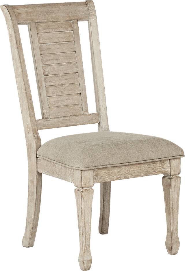 Nantucket Breeze Bisque 5 Pc Round Dining Room - Thumbnail - Image 5