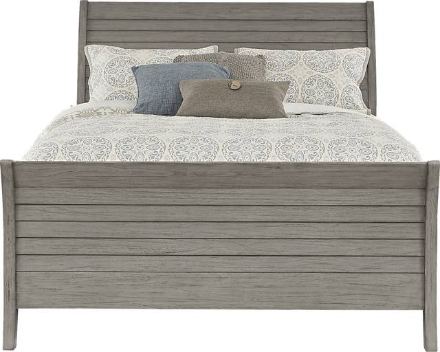 Nantucket Breeze Gray 7 Pc Queen Sleigh Bedroom - Thumbnail - Image 3