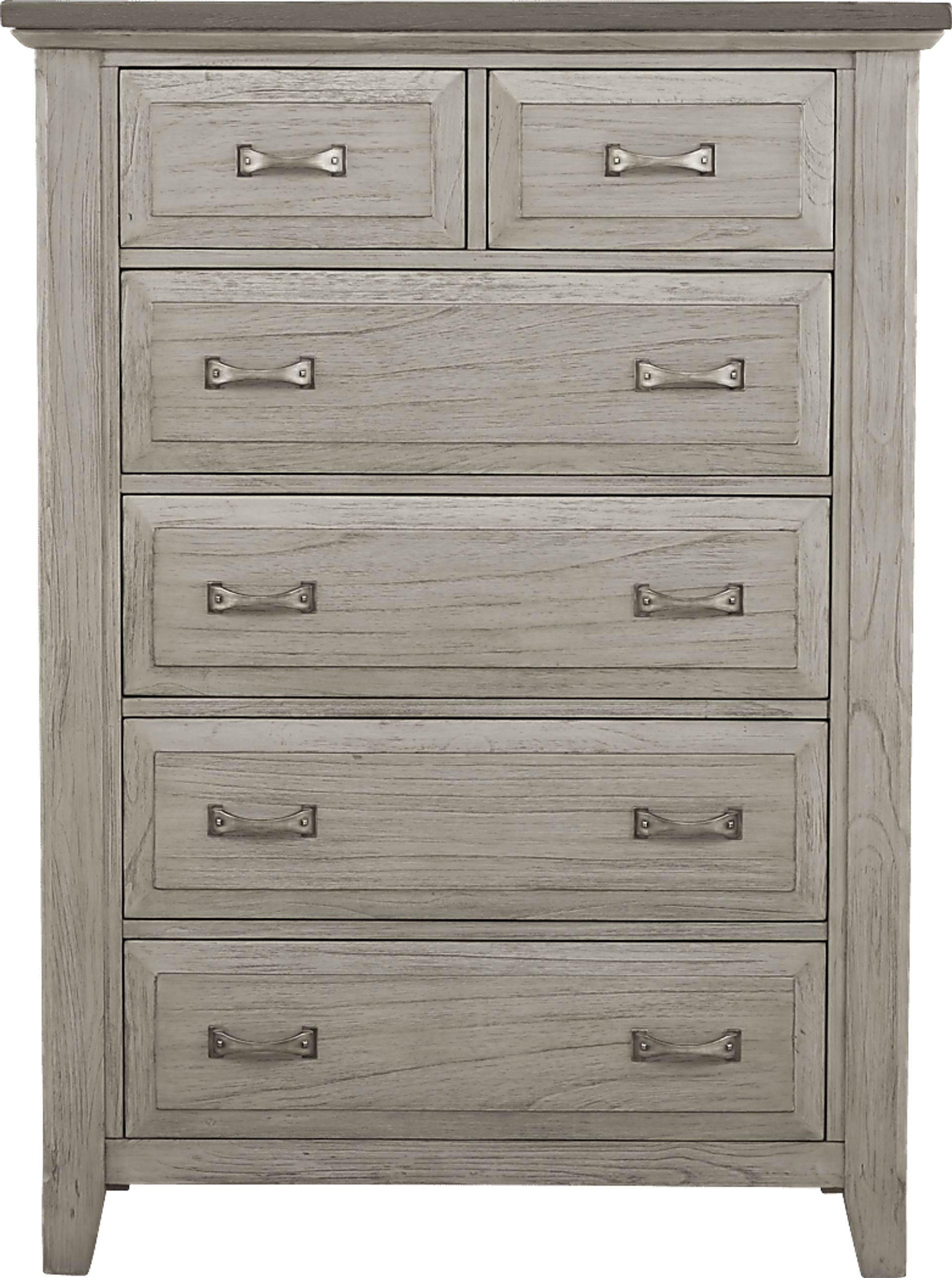 Nantucket Breeze Gray 8 Pc King Panel Bedroom - Image 6