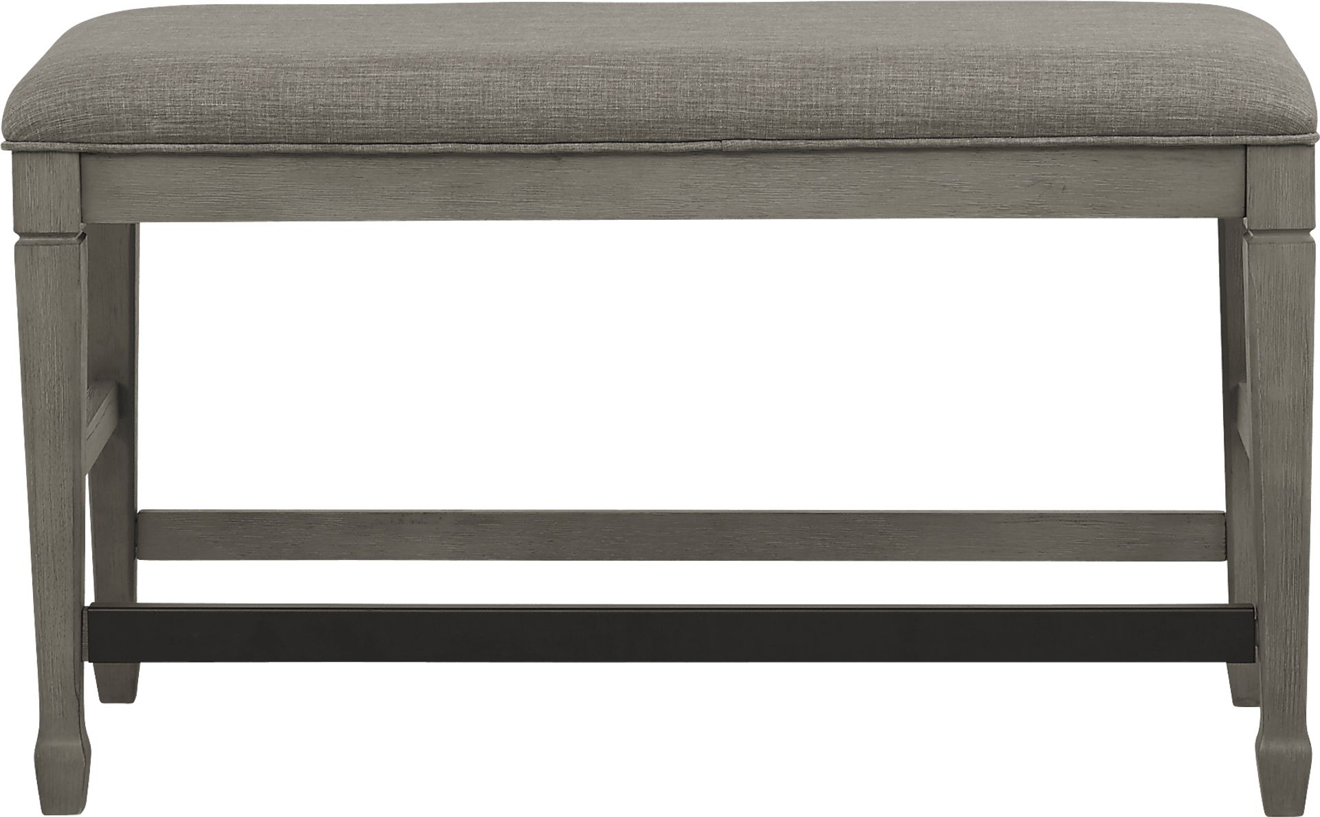 Nantucket Breeze Gray Counter Height Bench - Image 2