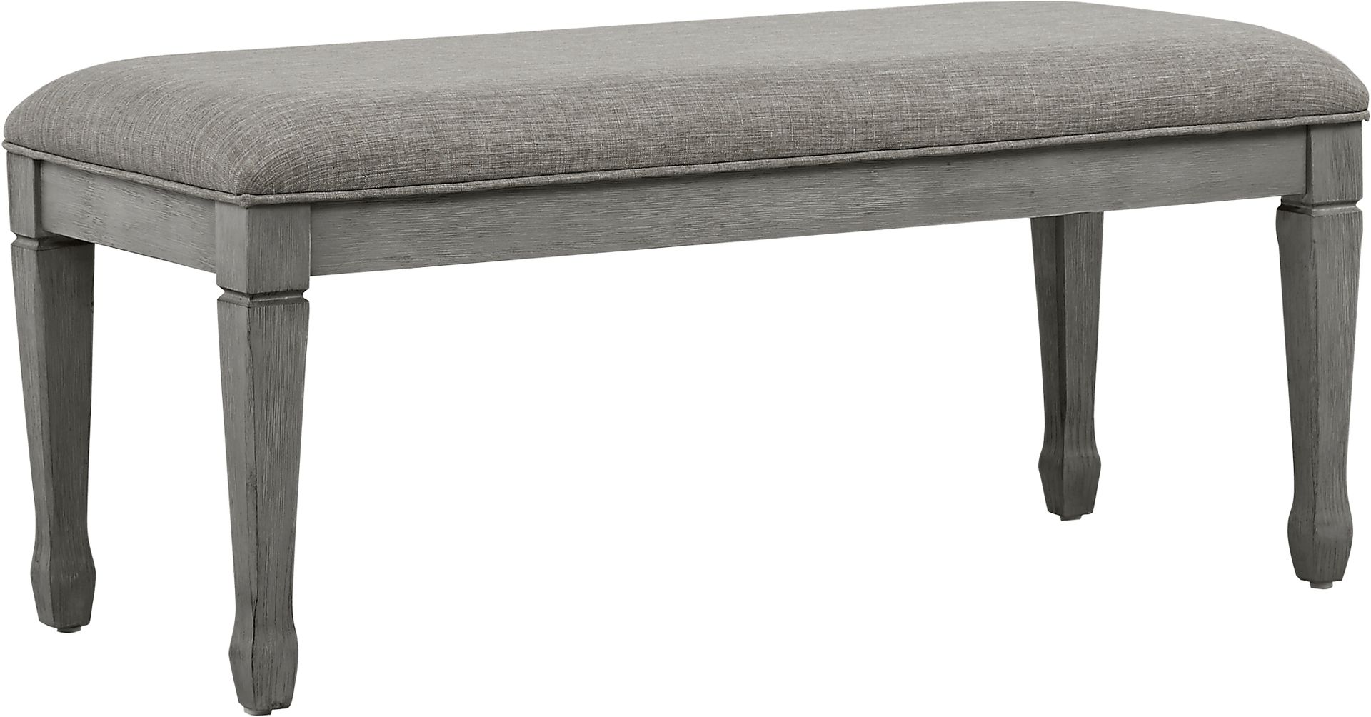 Nantucket Breeze Gray Dining Bench - Image 1