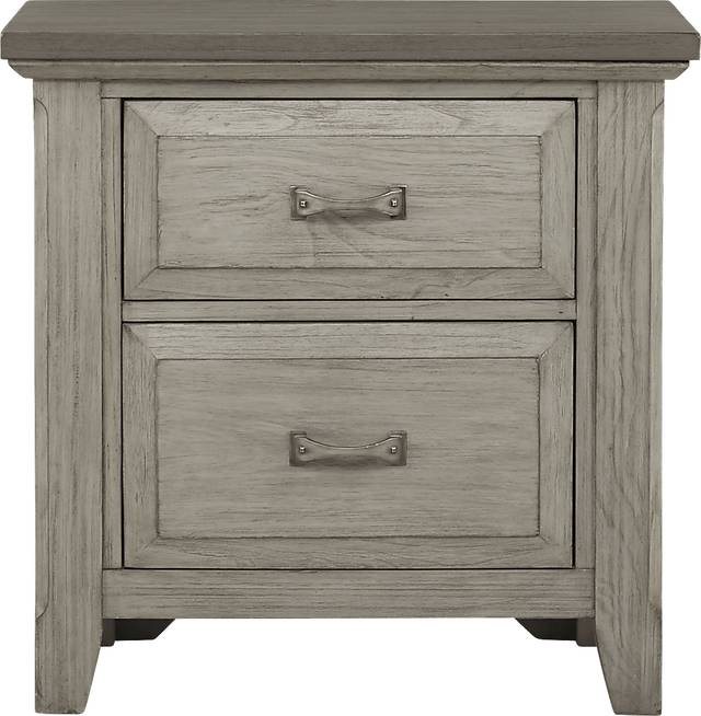 Nantucket Breeze Gray 7 Pc Queen Sleigh Bedroom - Thumbnail - Image 8